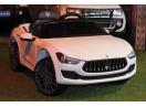 Masinuta electrice, Maserati Ghibli 2x 30W 12V cu Music Player, 2xUSI #ALB